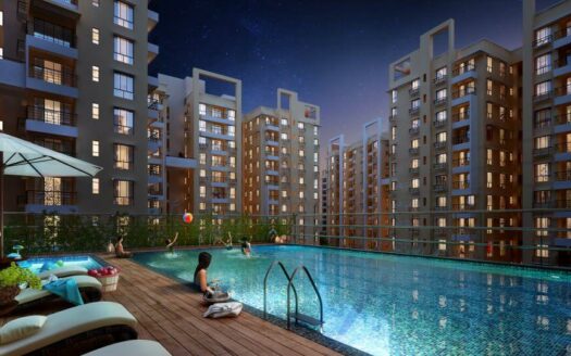 proposed picture of swimming pool at fortune heights barasat